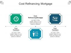 Cost refinancing mortgage ppt powerpoint presentation slides influencers cpb
