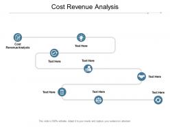 Cost revenue analysis ppt powerpoint presentation inspiration example cpb