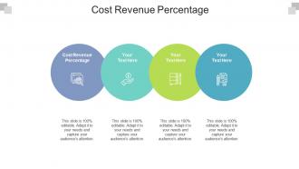 Cost revenue percentage ppt powerpoint presentation ideas graphic images cpb