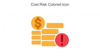 Cost Risk Colored Icon In Powerpoint Pptx Png And Editable Eps Format