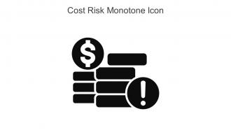 Cost Risk Monotone Icon In Powerpoint Pptx Png And Editable Eps Format