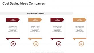 Cost Saving Ideas Companies In Powerpoint And Google Slides Cpb