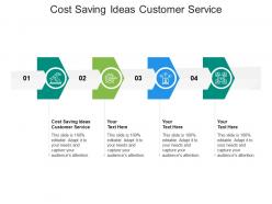 Cost saving ideas customer service ppt powerpoint presentation professional clipart images cpb