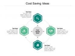 Cost saving ideas ppt powerpoint presentation file introduction cpb