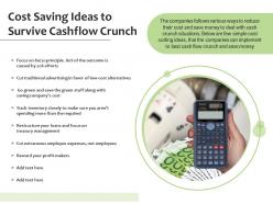 Cost saving ideas to survive cashflow crunch