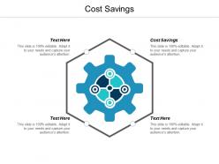 Cost savings ppt powerpoint presentation ideas graphics design cpb