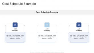 Cost Schedule Example In Powerpoint And Google Slides Cpb