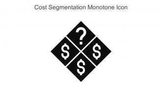 Cost Segmentation Monotone Icon In Powerpoint Pptx Png And Editable Eps Format