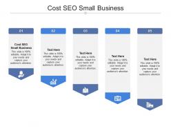Cost seo small business ppt powerpoint presentation professional model cpb