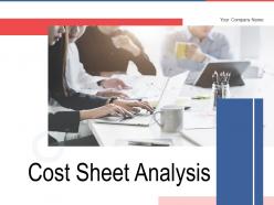 Cost sheet analysis powerpoint presentation slides