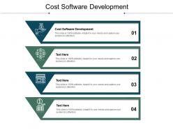 Cost software development ppt powerpoint presentation professional cpb