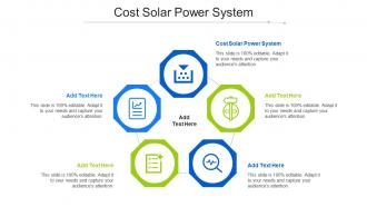 Cost Solar Power System Ppt Powerpoint Presentation Infographic Template Design Ideas Cpb