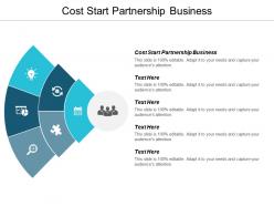 Cost start partnership business ppt powerpoint presentation outline ideas cpb