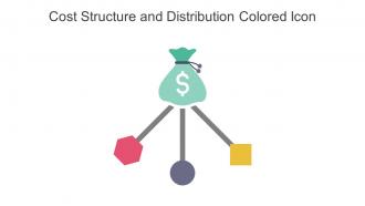 Cost Structure And Distribution Colored Icon In Powerpoint Pptx Png And Editable Eps Format