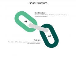 Cost structure ppt powerpoint presentation infographic template background cpb