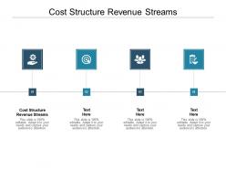 Cost structure revenue streams ppt powerpoint presentation slides guidelines cpb