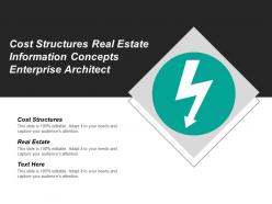 Cost Structures Real Estate Information Concepts Enterprise Architect