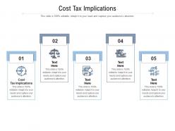 Cost tax implications ppt powerpoint presentation summary slide cpb