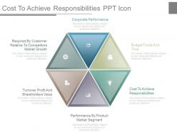 Cost To Achieve Responsibilities Ppt Icon