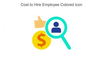 Cost To Hire Employee Colored Icon In Powerpoint Pptx Png And Editable Eps Format