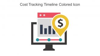 Cost Tracking Timeline Colored Icon In Powerpoint Pptx Png And Editable Eps Format