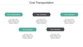 Cost transportation ppt powerpoint presentation infographics inspiration cpb