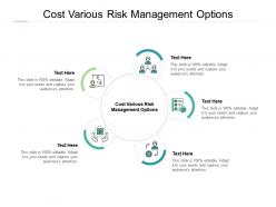 Cost various risk management options ppt powerpoint presentation infographic template topics cpb
