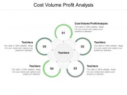 Cost volume profit analysis ppt powerpoint presentation summary visuals cpb