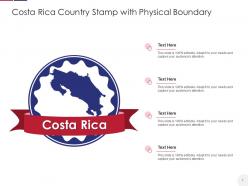 Costa rica clouds information landscape postcard country flag