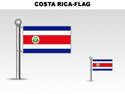 Costa rica country powerpoint flags