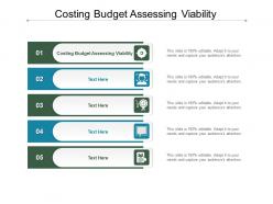 Costing budget assessing viability ppt powerpoint presentation influencers cpb