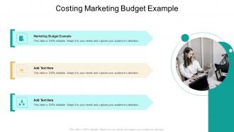 Costing Marketing Budget Example In Powerpoint And Google Slides Cpb