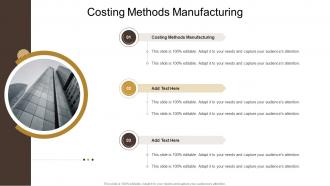 Costing Methods Manufacturing In Powerpoint And Google Slides Cpb