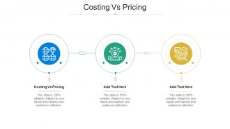 Costing Vs Pricing Ppt Powerpoint Presentation Icon Maker Cpb