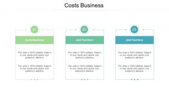 Costs Business In Powerpoint And Google Slides Cpb