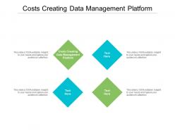 Costs creating data management platform ppt powerpoint presentation outline layout cpb