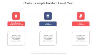 Costs Example Product Level Cost In Powerpoint And Google Slides Cpb