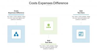 Costs Expenses Difference In Powerpoint And Google Slides Cpb