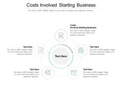 Costs involved starting business ppt powerpoint presentation layouts guide cpb