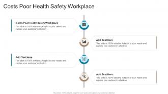 Costs Poor Health Safety Workplace In Powerpoint And Google Slides Cpb