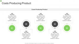 Costs Producing Product In Powerpoint And Google Slides Cpb