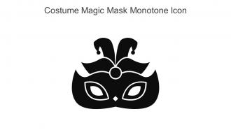 Costume Magic Mask Monotone Icon In Powerpoint Pptx Png And Editable Eps Format