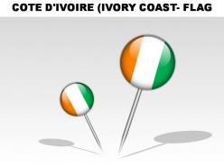 Cote divoire ivory cosat country powerpoint flags
