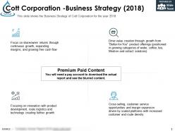 Cott corporation business strategy 2018