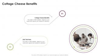 Cottage Cheese Benefits In Powerpoint And Google Slides Cpb