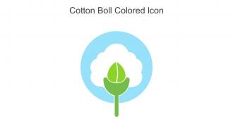 Cotton Boll Colored Icon In Powerpoint Pptx Png And Editable Eps Format
