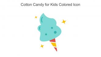 Cotton Candy For Kids Colored Icon In Powerpoint Pptx Png And Editable Eps Format
