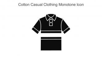 Cotton Casual Clothing Monotone Icon In Powerpoint Pptx Png And Editable Eps Format