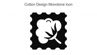 Cotton Design Monotone Icon In Powerpoint Pptx Png And Editable Eps Format