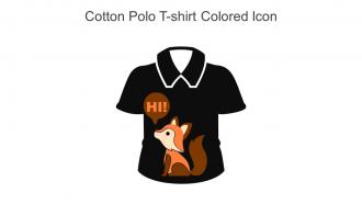Cotton Polo T Shirt Colored Icon In Powerpoint Pptx Png And Editable Eps Format